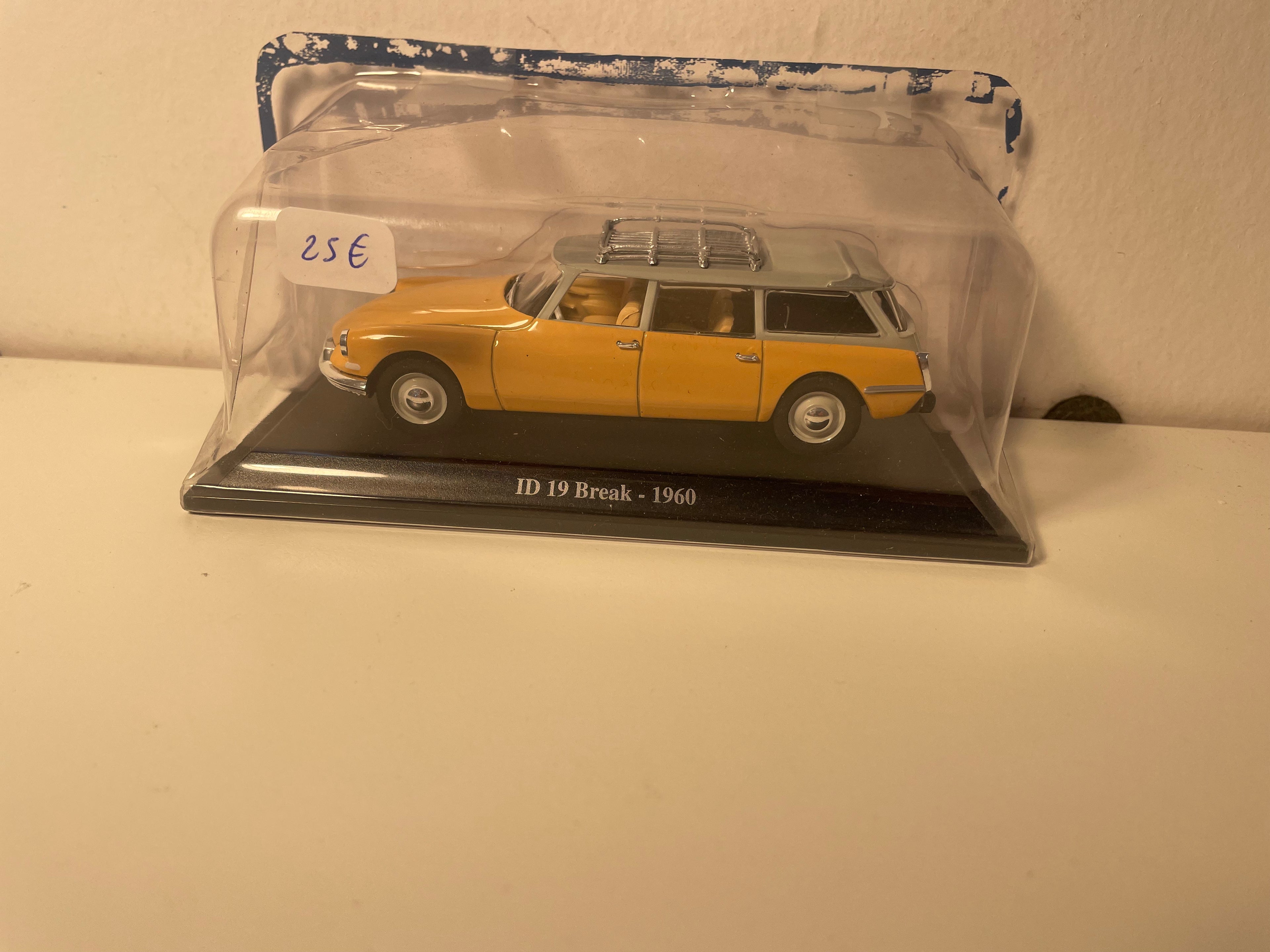 Citroën ID 19 Break Braun/Orange und graues Dach mit Galerie von 1960 (unter Blister)