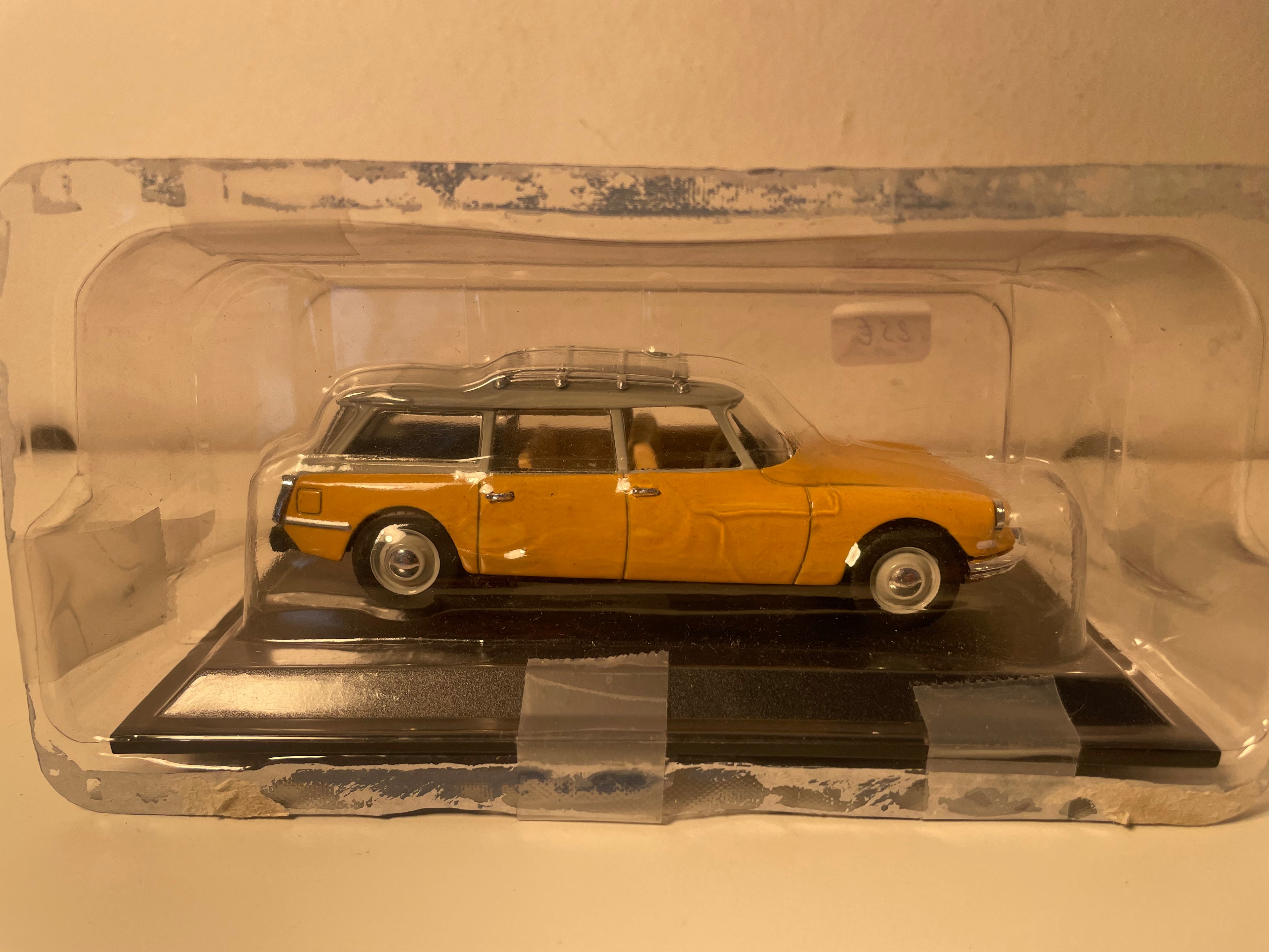 Citroën ID 19 Break Braun/Orange und graues Dach mit Galerie von 1960 (unter Blister)