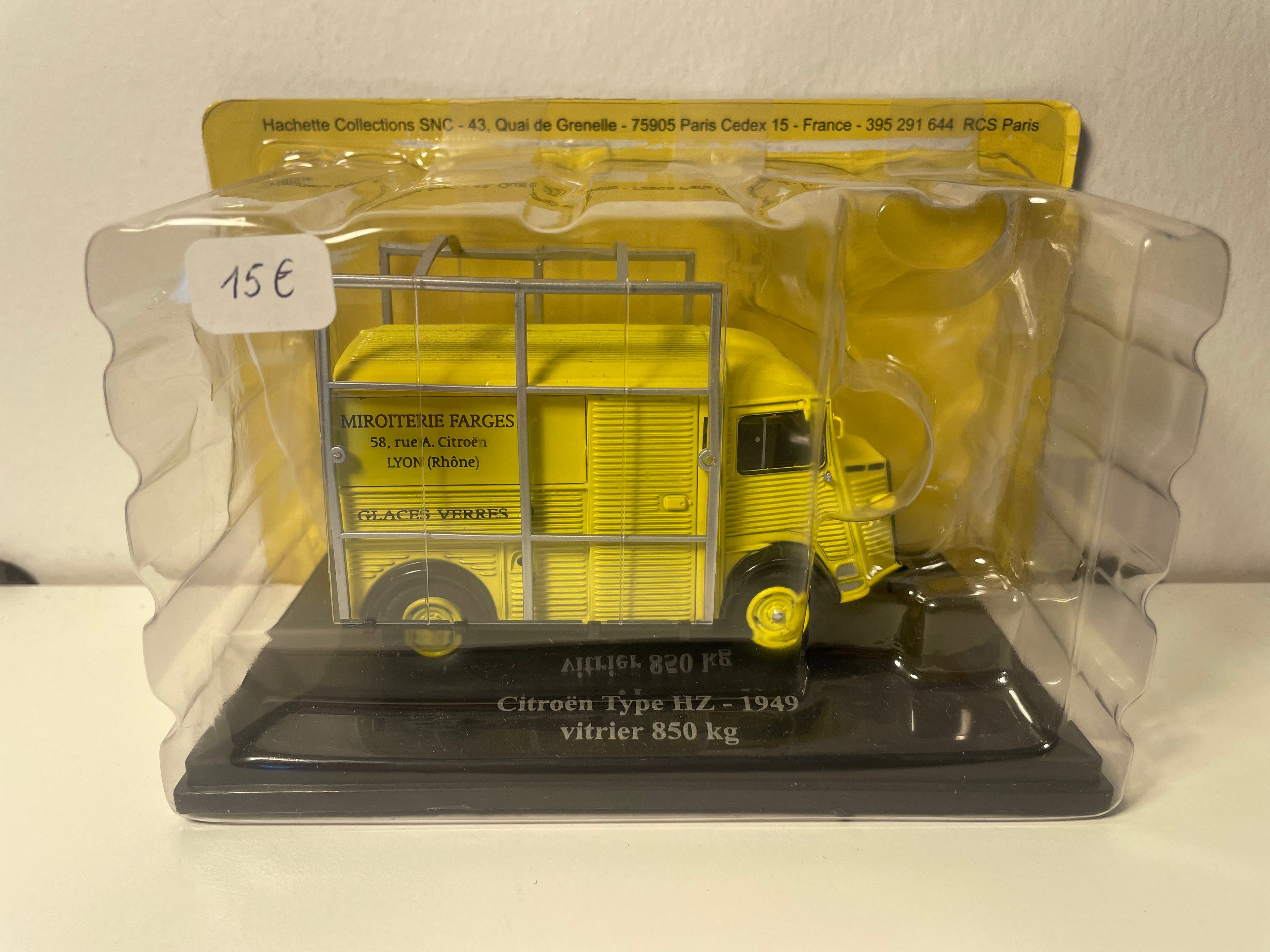 Citroën type HZ uit 1949 glazenmaker 850 kg