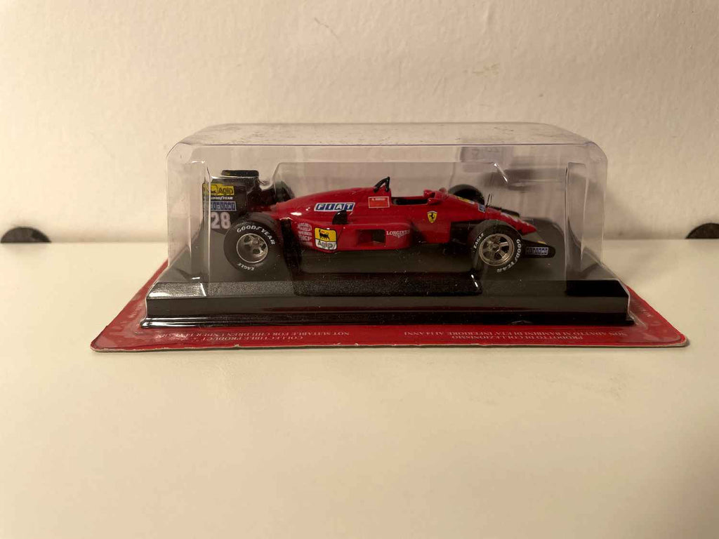 Ferrari F1-87 czerwony numer 28 z 1987 - Formuła 1 - Gerhard Berger
