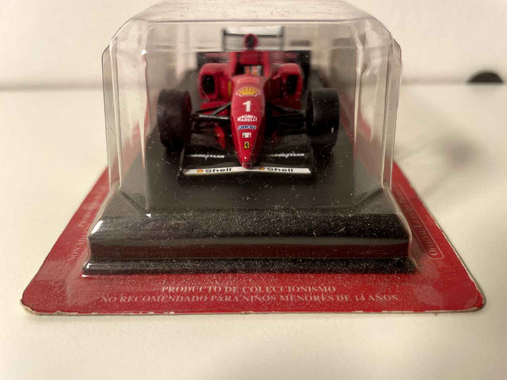 Ferrari F310 rouge numéro 1 de 1996 - formule 1 - Michael Schumacher