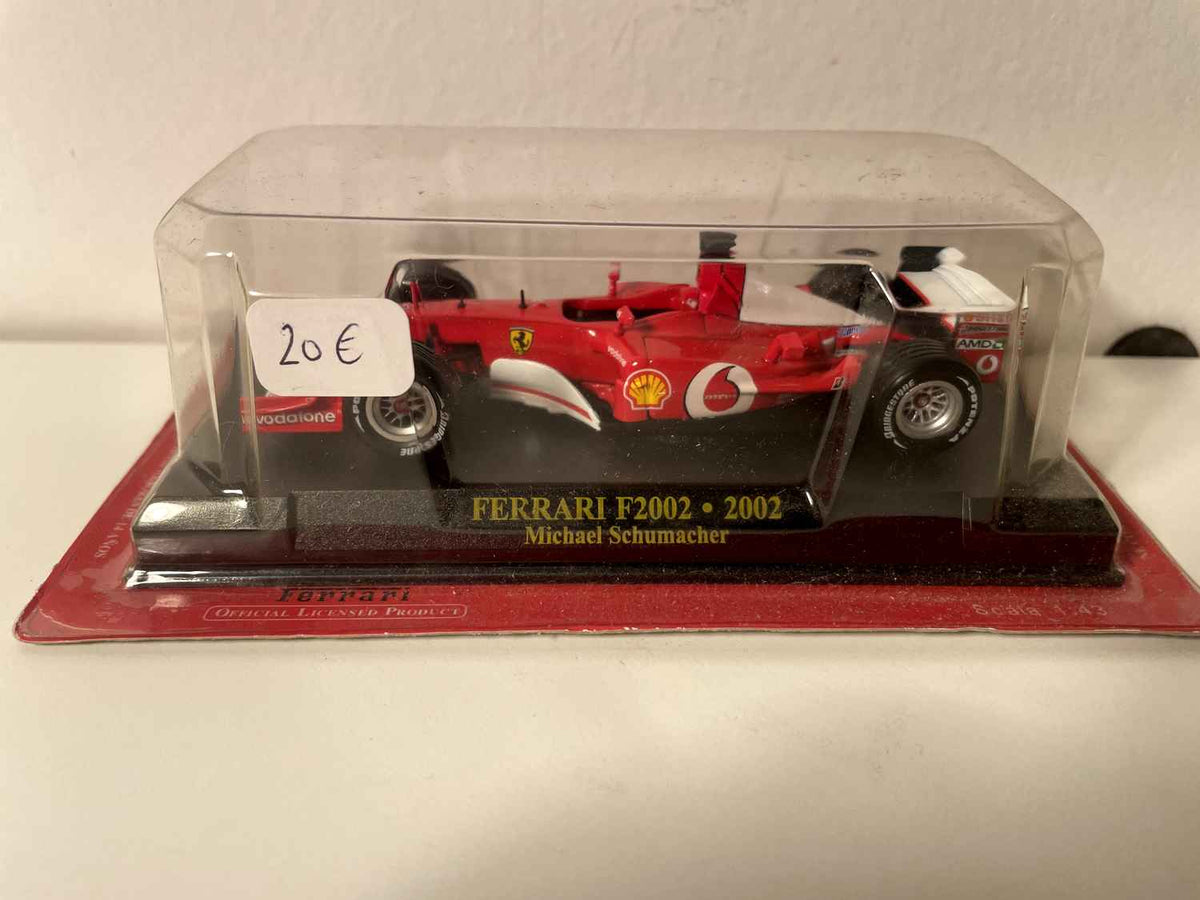Ferrari F2002 rouge numéro 1 de 2002 - Formule 1 - Michael Schumacher
