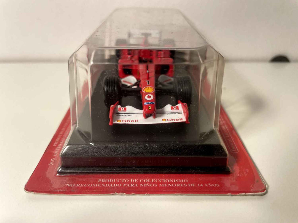 Ferrari F2002 rouge numéro 1 de 2002 - Formule 1 - Michael Schumacher