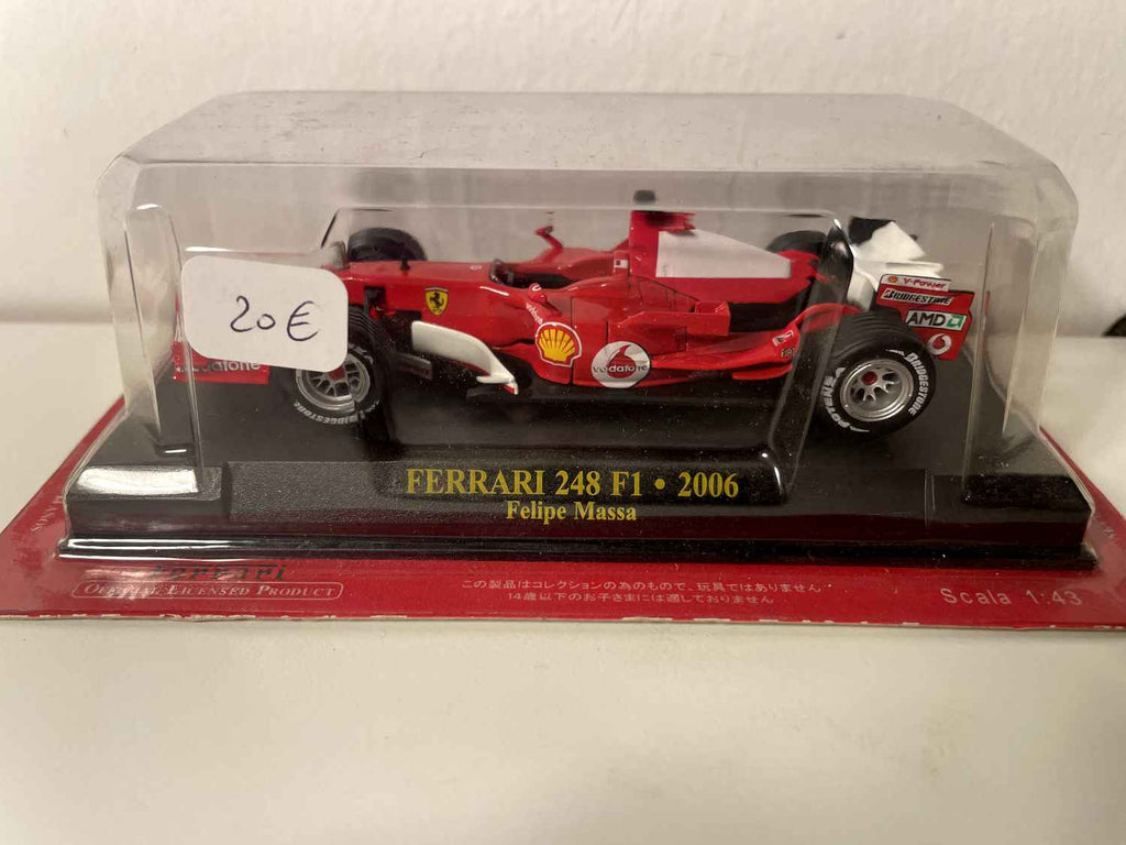 Ferrari 248 F1 rout Nummer 6 vum 2006 - Formel 1 (Altaya)