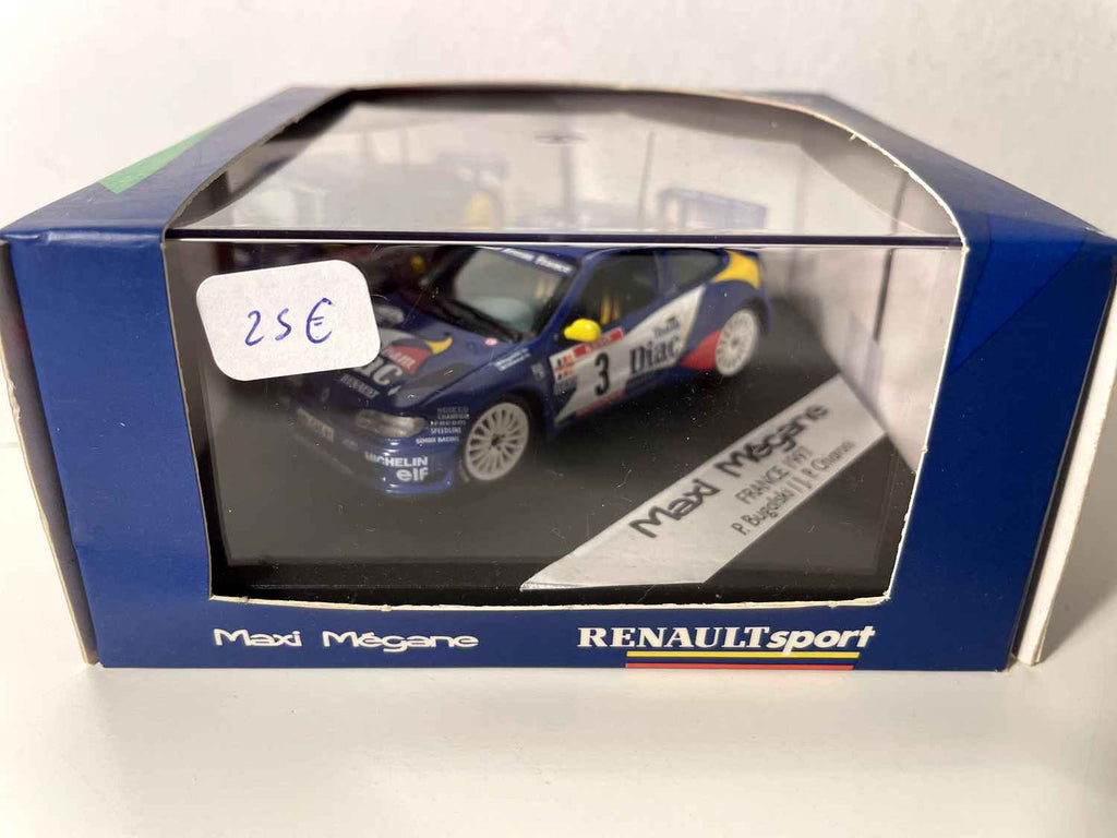 Renault Maxi Mégane blaue Nummer 3 Frankreich 1997 (quadratische Box) - Vitesse