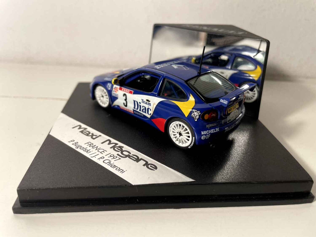 Renault Maxi Mégane blaue Nummer 3 Frankreich 1997 (quadratische Box) - Vitesse