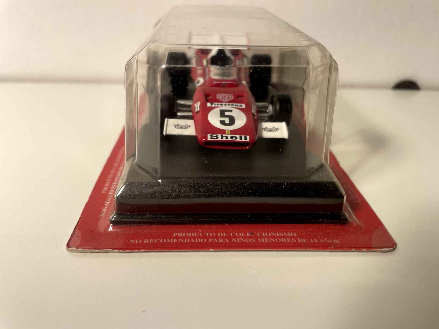 Ferrari 312B2 rouge numéro 5 de 1971 - Formule 1 - Clay Regazzoni (blister)