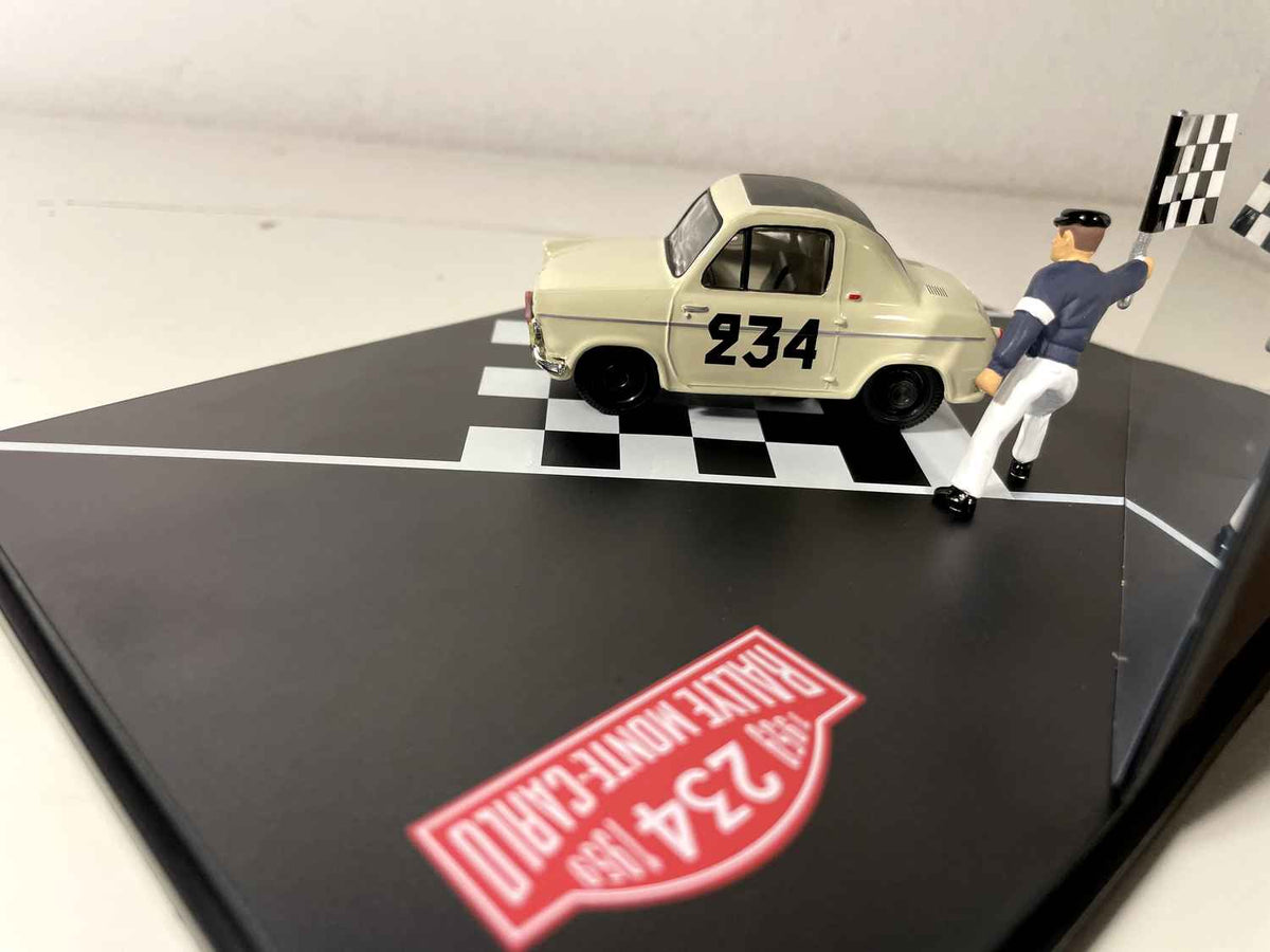 Vespa 400 beżowy numer 234 - Rajd Monte-Carlo z 1959 roku - NOREV