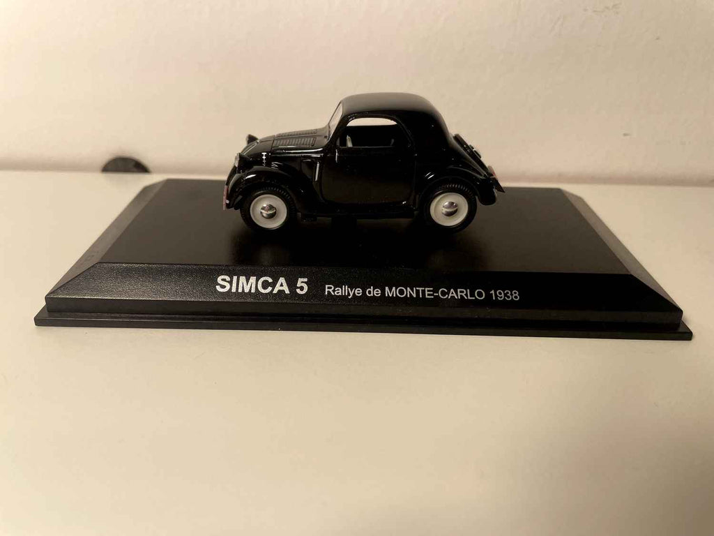 Simca 5 schwarz - Rallye von Monte-Carlo 1938 - Norev