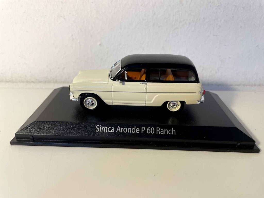 Simca Aronde P60 Ranch beige con tetto nero - NOREV