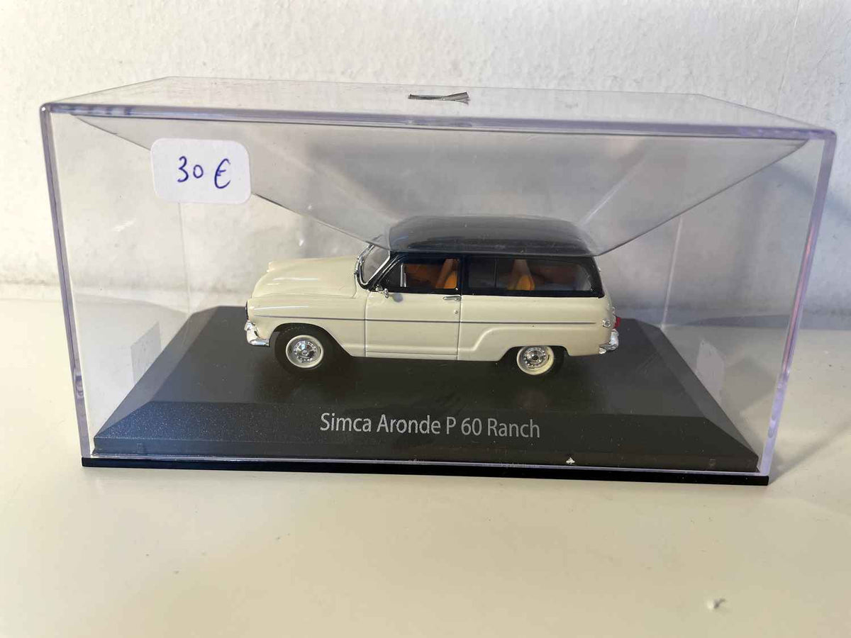 Simca Aronde P60 Ranch beige con tetto nero - NOREV