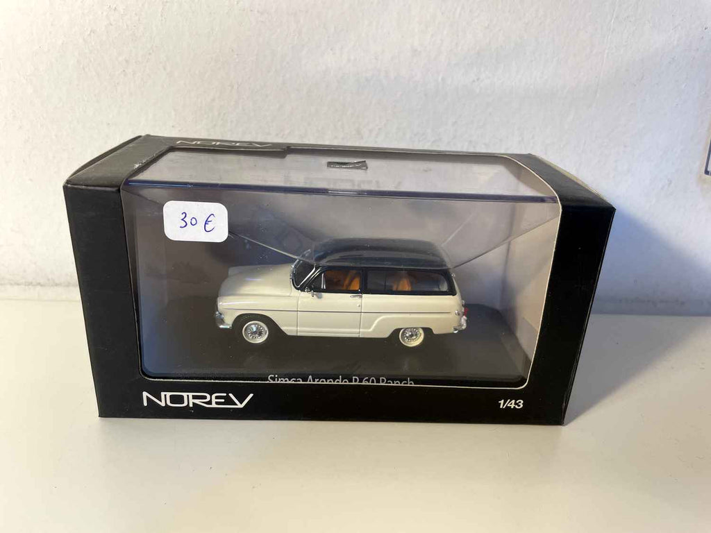 Simca Aronde P60 Ranch beige con tetto nero - NOREV