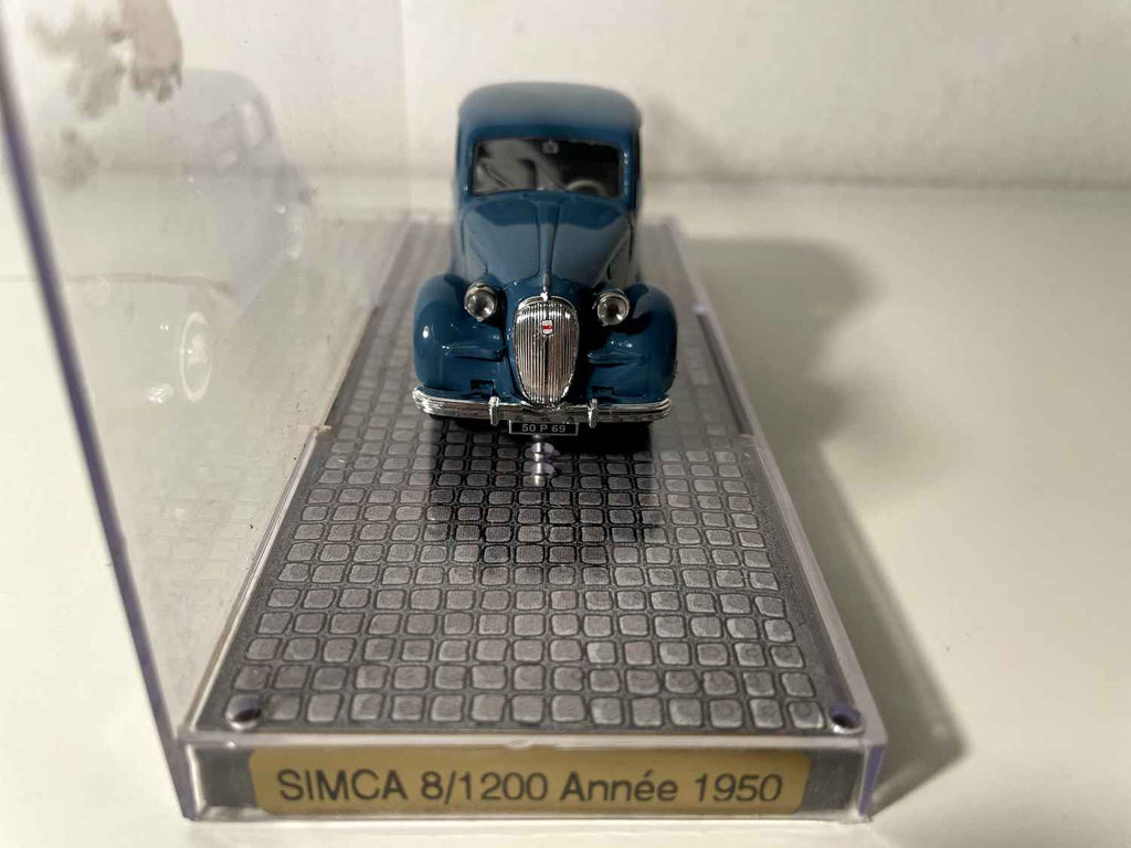 Simca 8/1200 blau von 1950 - Norev
