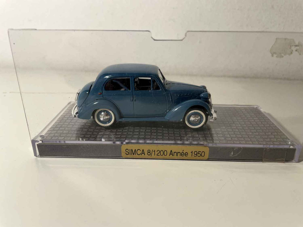 Simca 8/1200 blau von 1950 - Norev