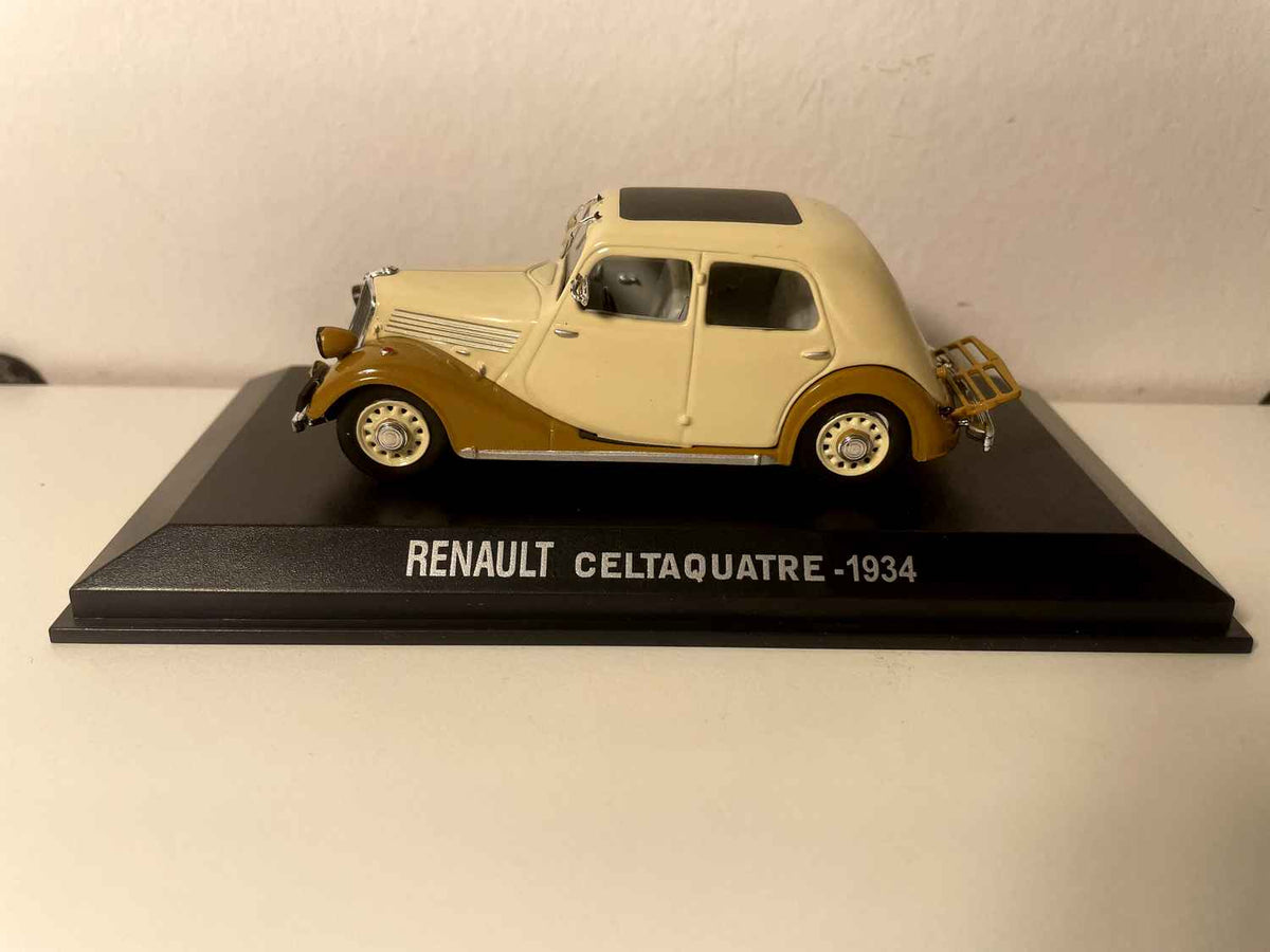 Renault Celtaquatre beige e marrone del 1934 - NOREV