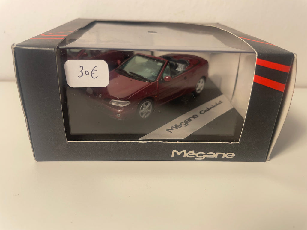 Renault Mégane Cabriolet burdeos - VITESSE (caja cuadrada)