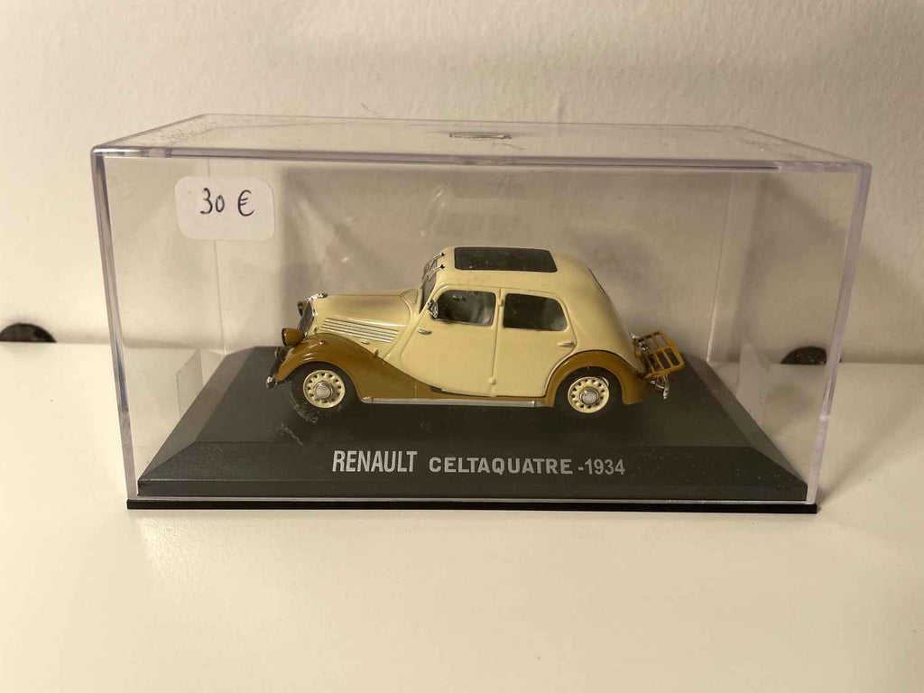 Renault Celtaquatre beige et marron de 1934 - NOREV