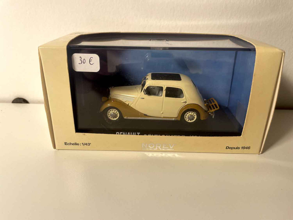 Renault Celtaquatre beige et marron de 1934 - NOREV