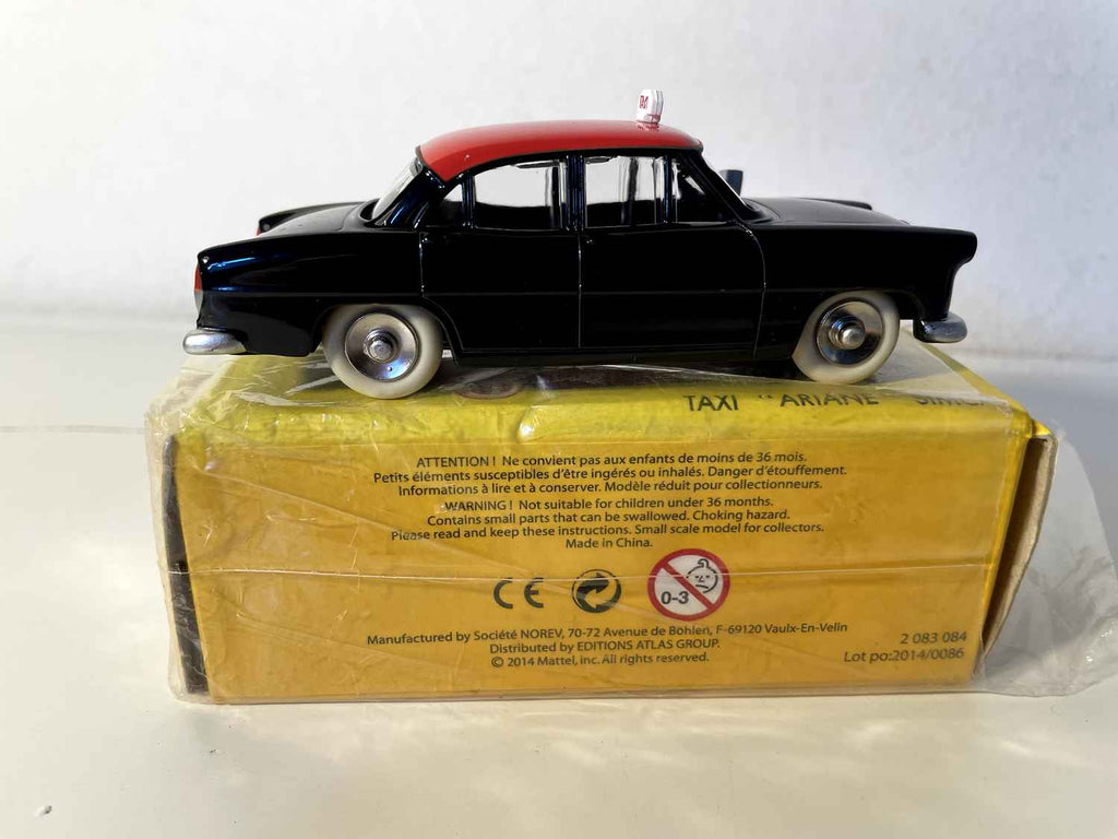 Simca Ariane "Taxi" rot mit schwarzem Dach Dinky-Toys (Editions Atlas)