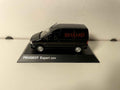 Peugeot Expert negro de 2004 con publicidad HEDIARD