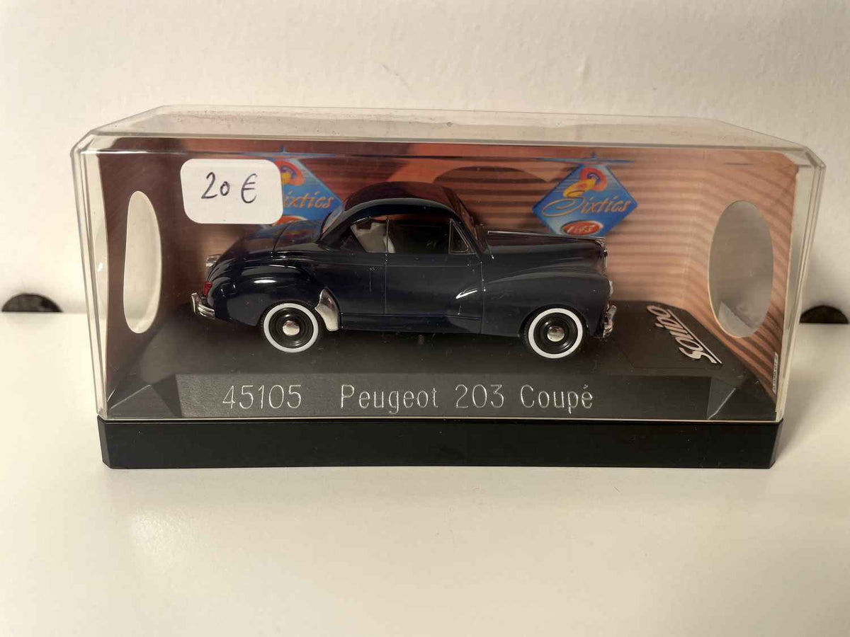 Peugeot 203 coupé azul oscuro (Referencia Solido 45105)