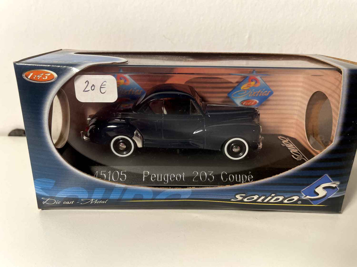 Peugeot 203 coupé azul oscuro (Referencia Solido 45105)