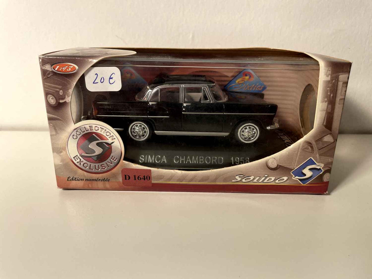 Simca Chambord nera del 1958 - Solido riferimento D1640