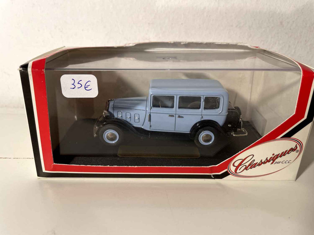 1934 Blue Renault Monaquatre (Classics Collection by C.C.C.)