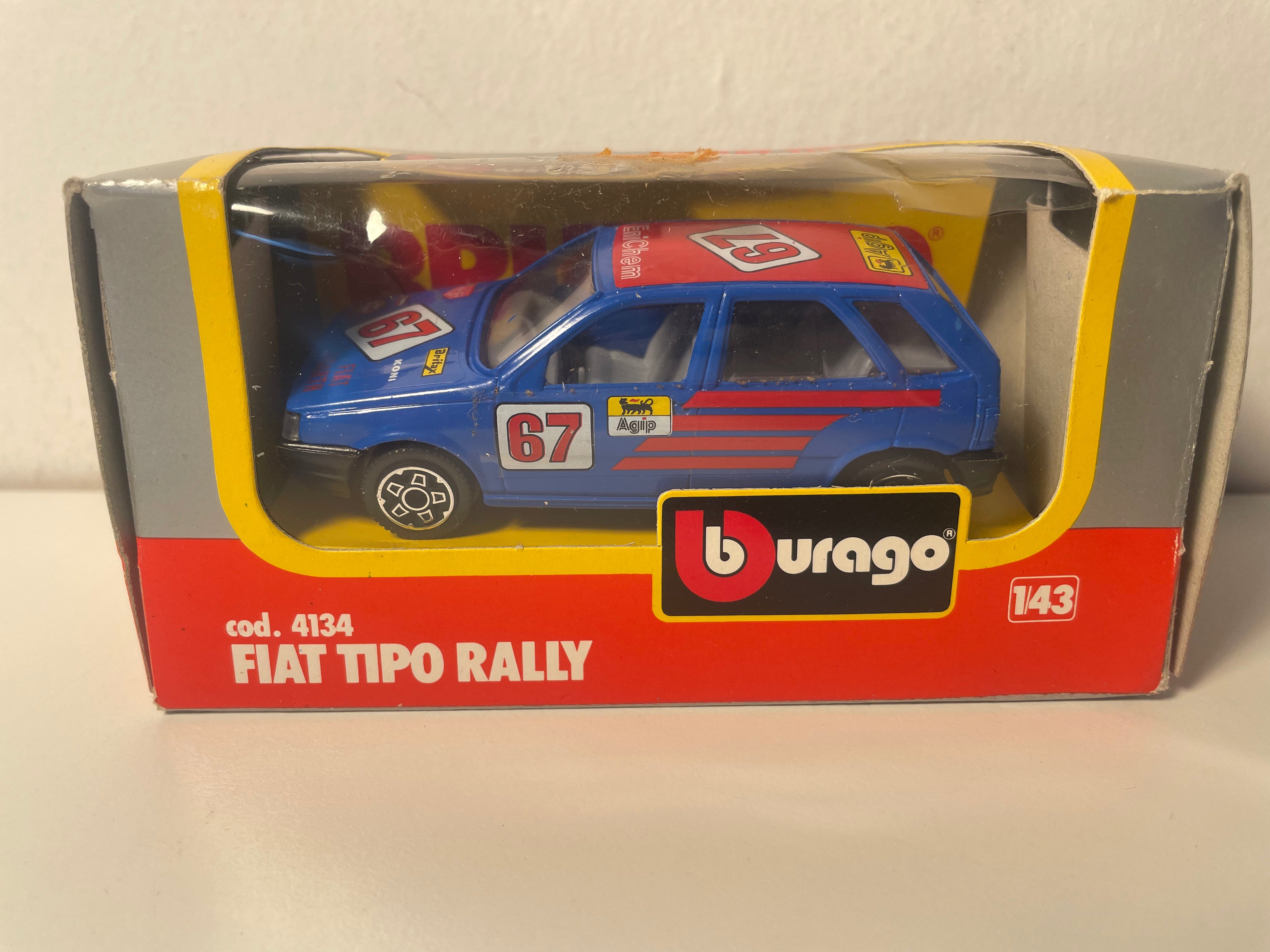 Fiat Tipo Rallye blau - BURAGO Referenz 4134