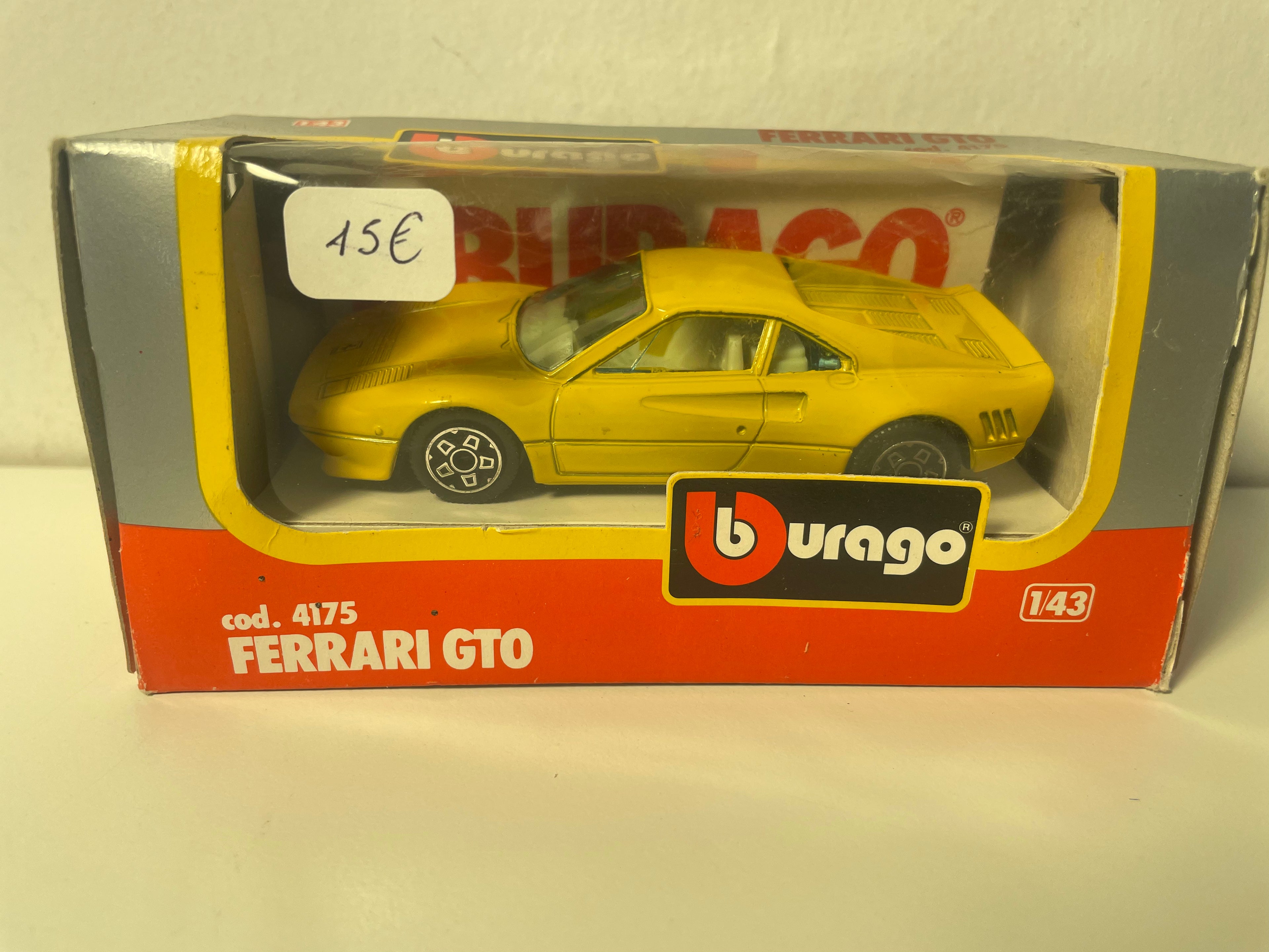 Ferrari GTO żółty - BURAGO referencja 4175