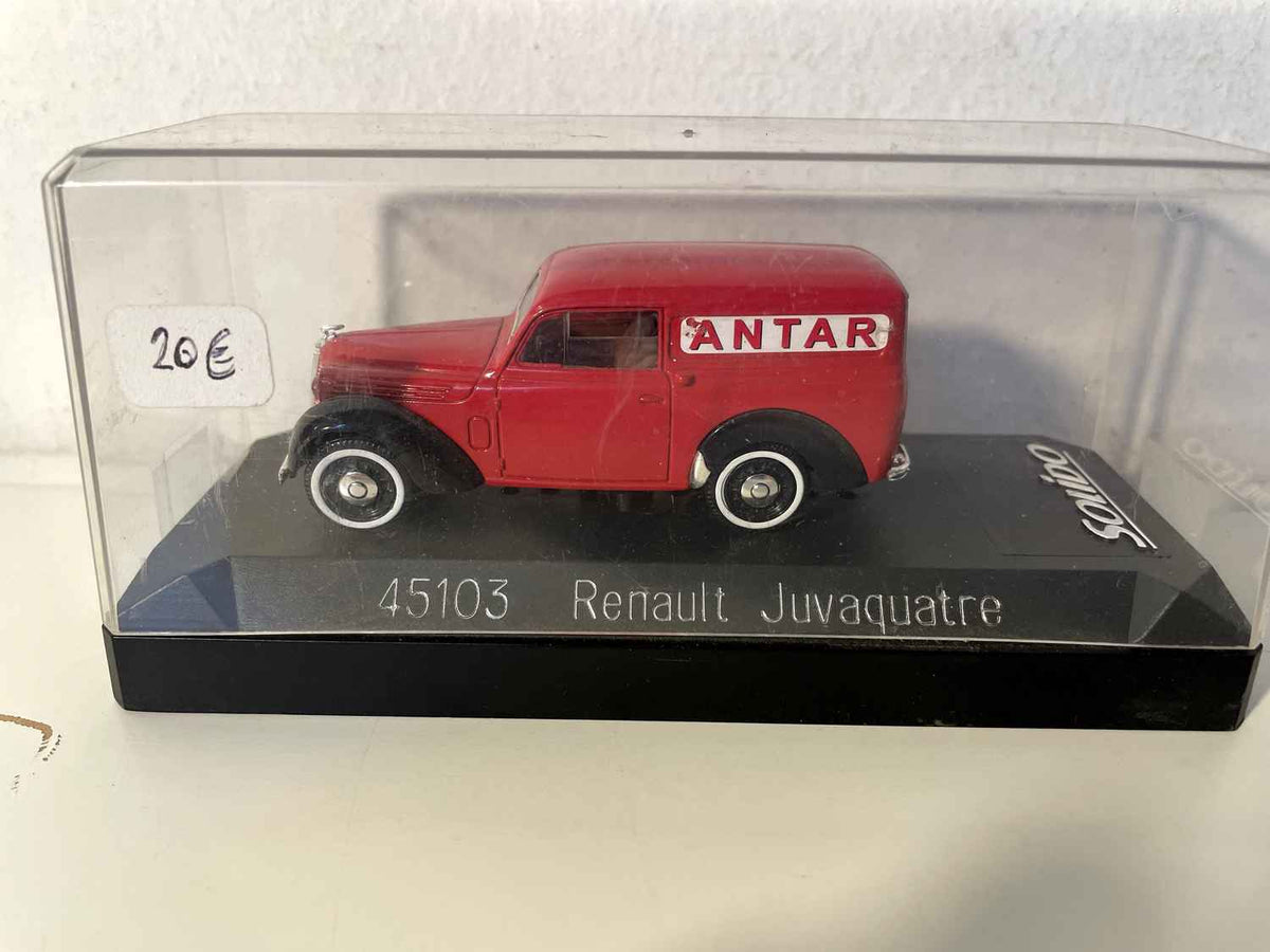 Renault Juvaquatre rouge ANTAR (Solido référence N°45103)