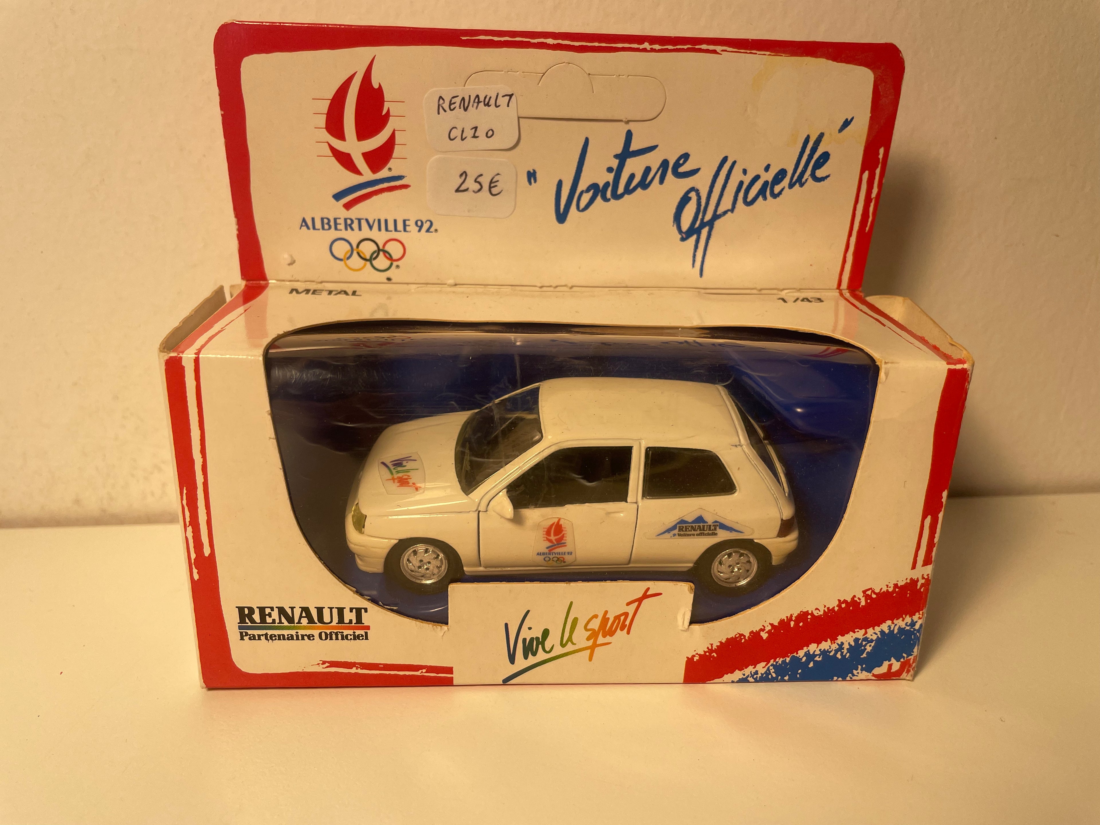 Renault Clio Branca - Jogos Olímpicos de 1992 em Albertville