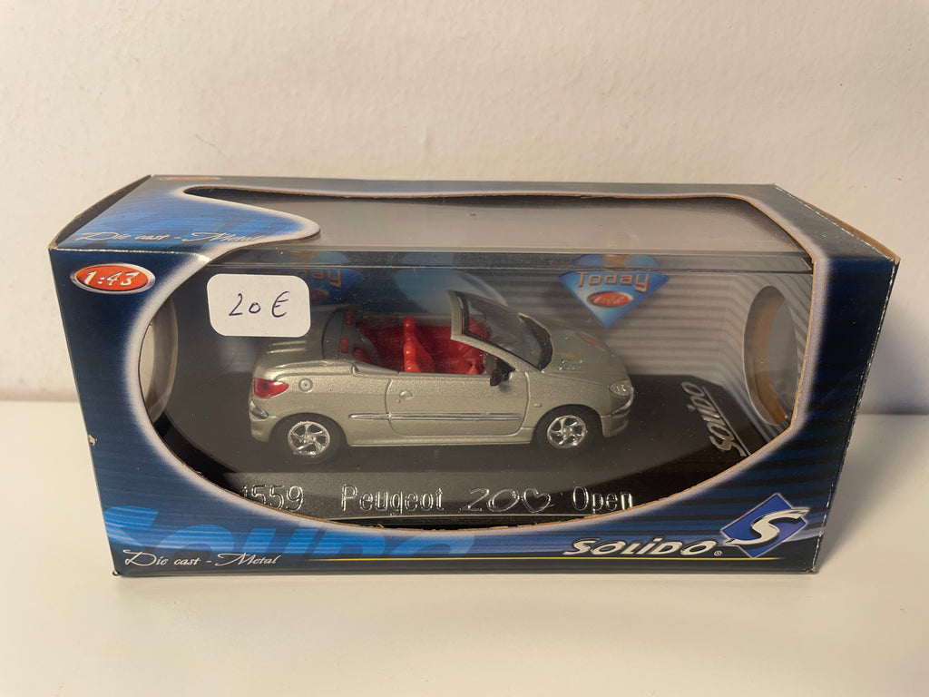 Peugeot 20 Coeur Open Grey - Solido Reference 1559