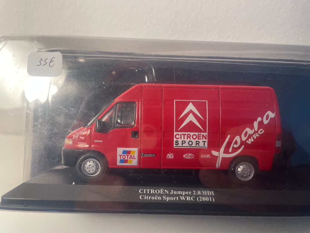 Citroën Jumper 2.8 HDI et sa remorque de 2001 - Citroën Sport WRC