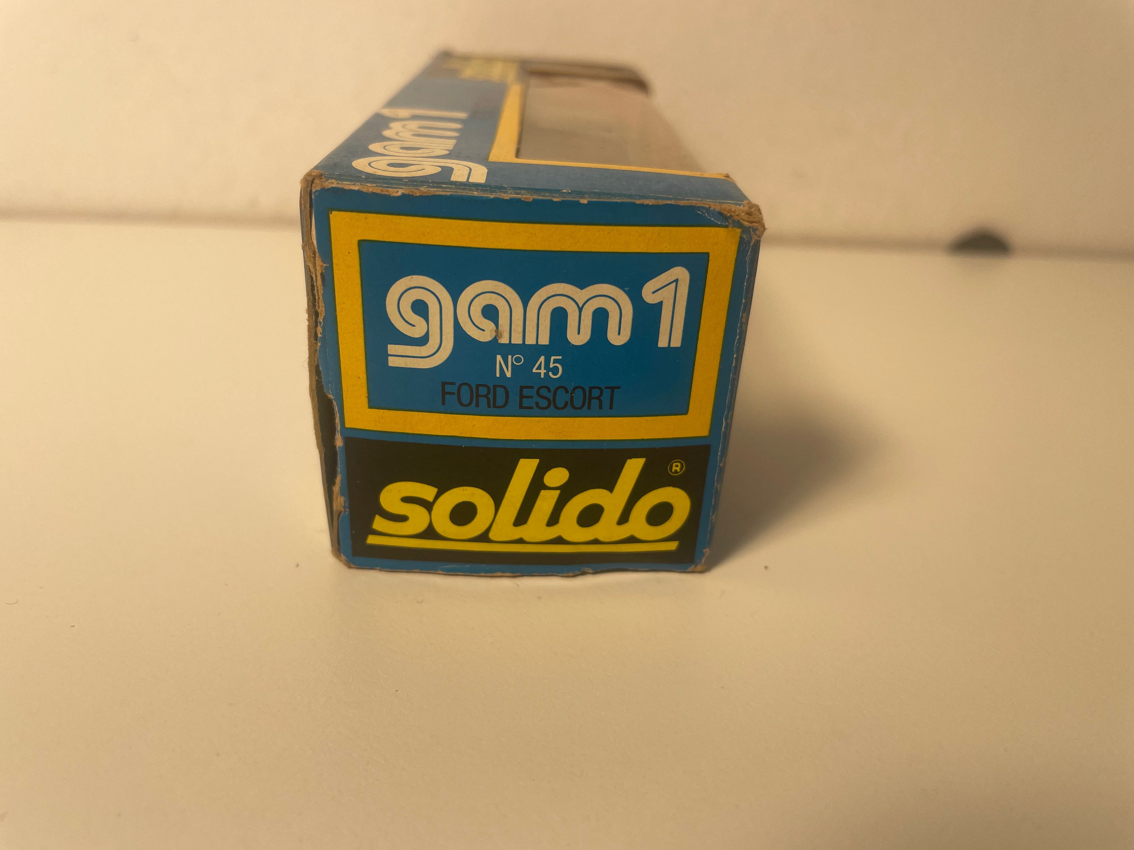 Ford Escort L szara - Solido Gam 1 N°45 (produkcja francuska)