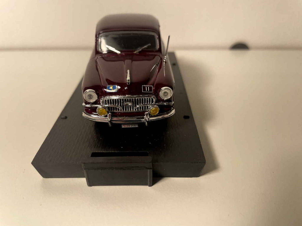 Fiat 1400B Polizia Stradale bordeaux de 1956 - BRUMM référence R307