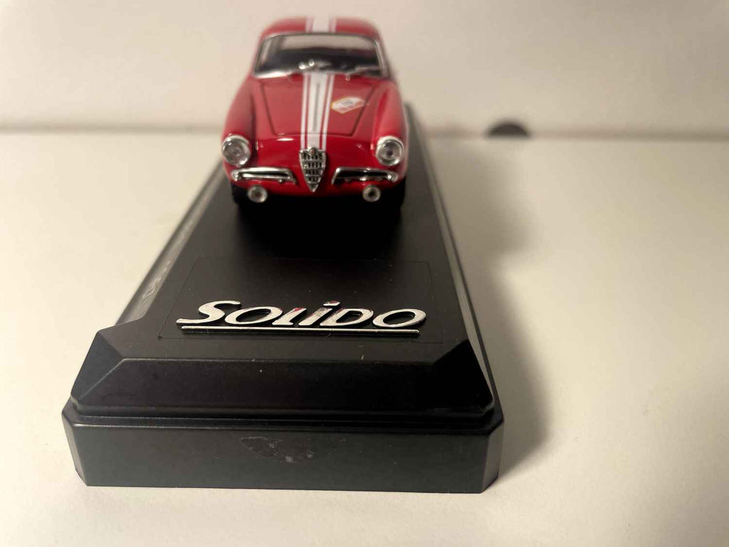 Alfa Roméo Giulietta Sprint rouge numéro 113 de 1957 - Solido référence 4579