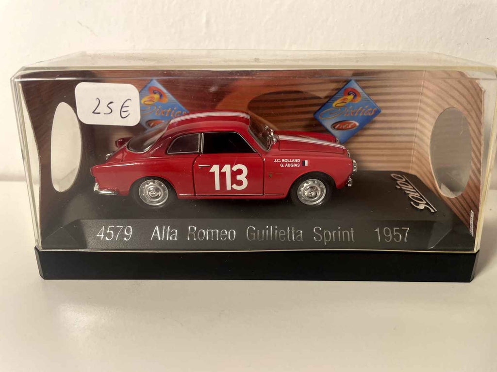 Alfa Roméo Giulietta Sprint rouge numéro 113 de 1957 - Solido référence 4579