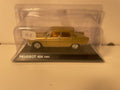 Peugeot 404 marron de 1965 (sous blister)