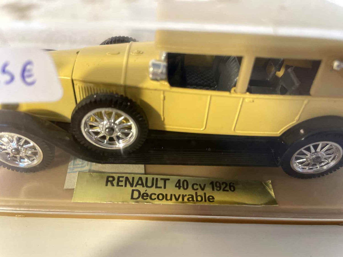 Renault 40 CV Découvrable marron claire de 1926 (Solido)