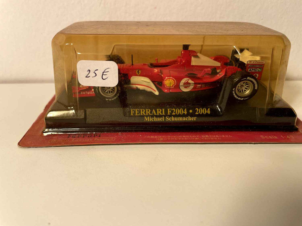 Ferrari F2004 rout Nummer 1 vun 2004 - Formel 1 - Michael Schumacher