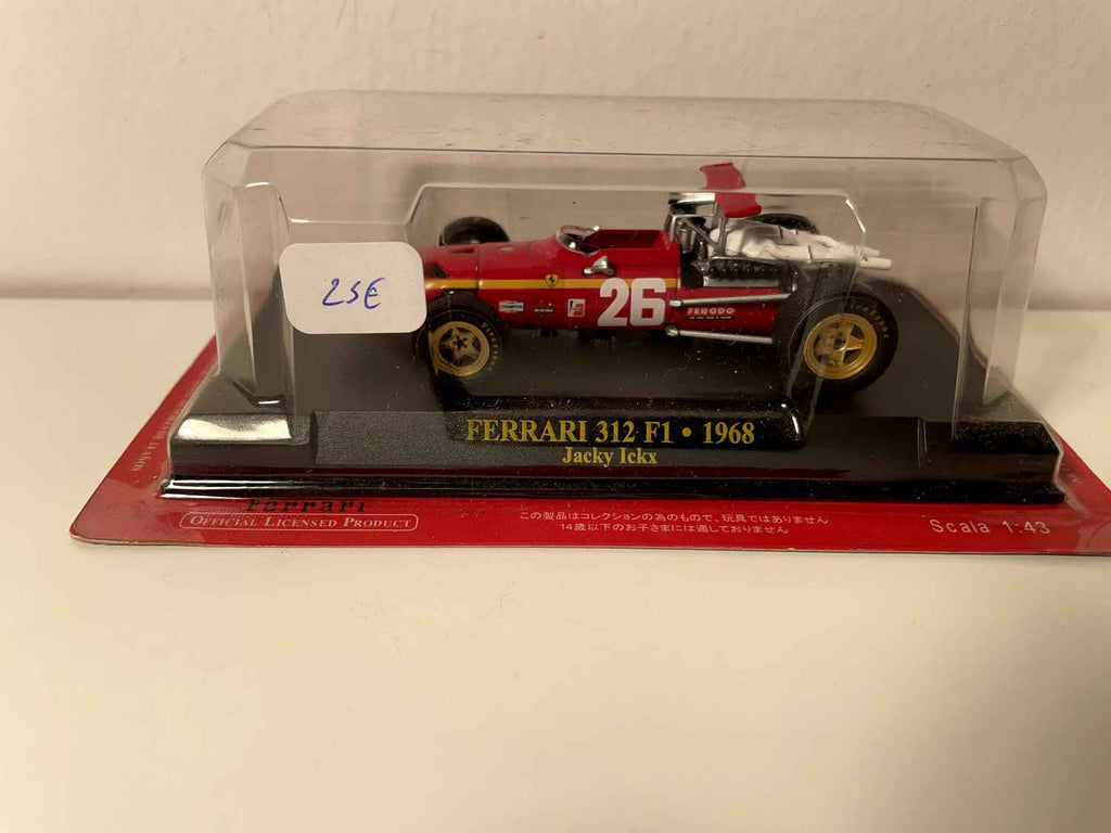 Ferrari 312 F1 rood nummer 26 uit 1968 - formule 1 (Altaya)