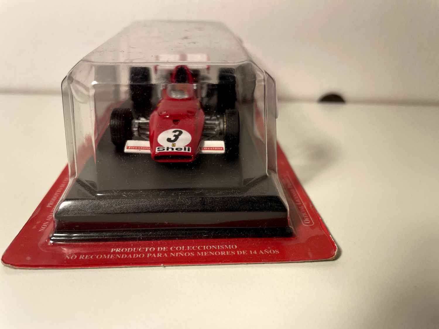 Ferrari 312 B rouge numéro 3 de 1970 - Formule 1 - Jacky Ickx (blister)