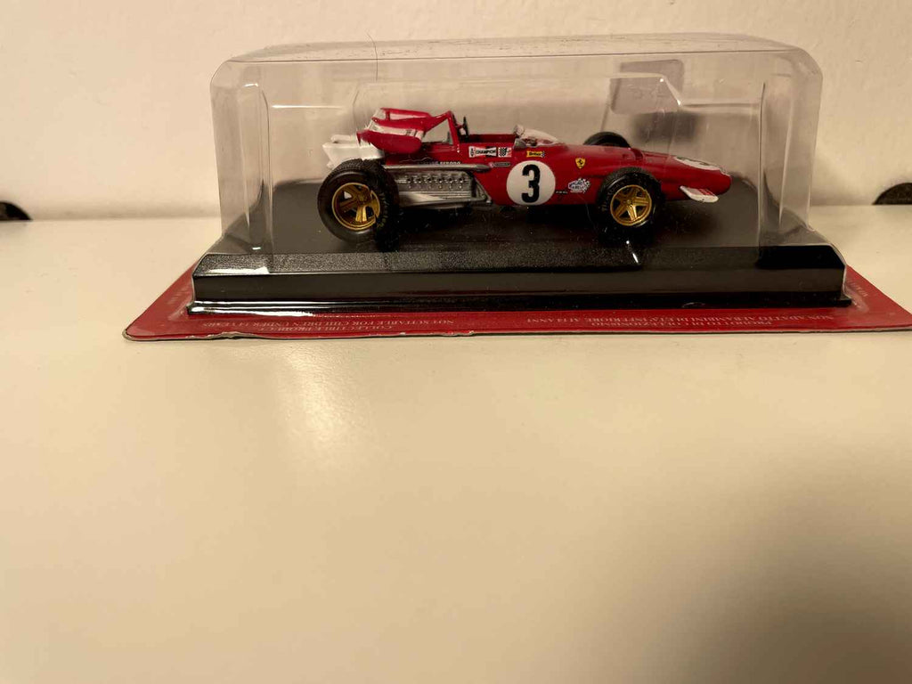 Ferrari 312 B rouge numéro 3 de 1970 - Formule 1 - Jacky Ickx (blister)