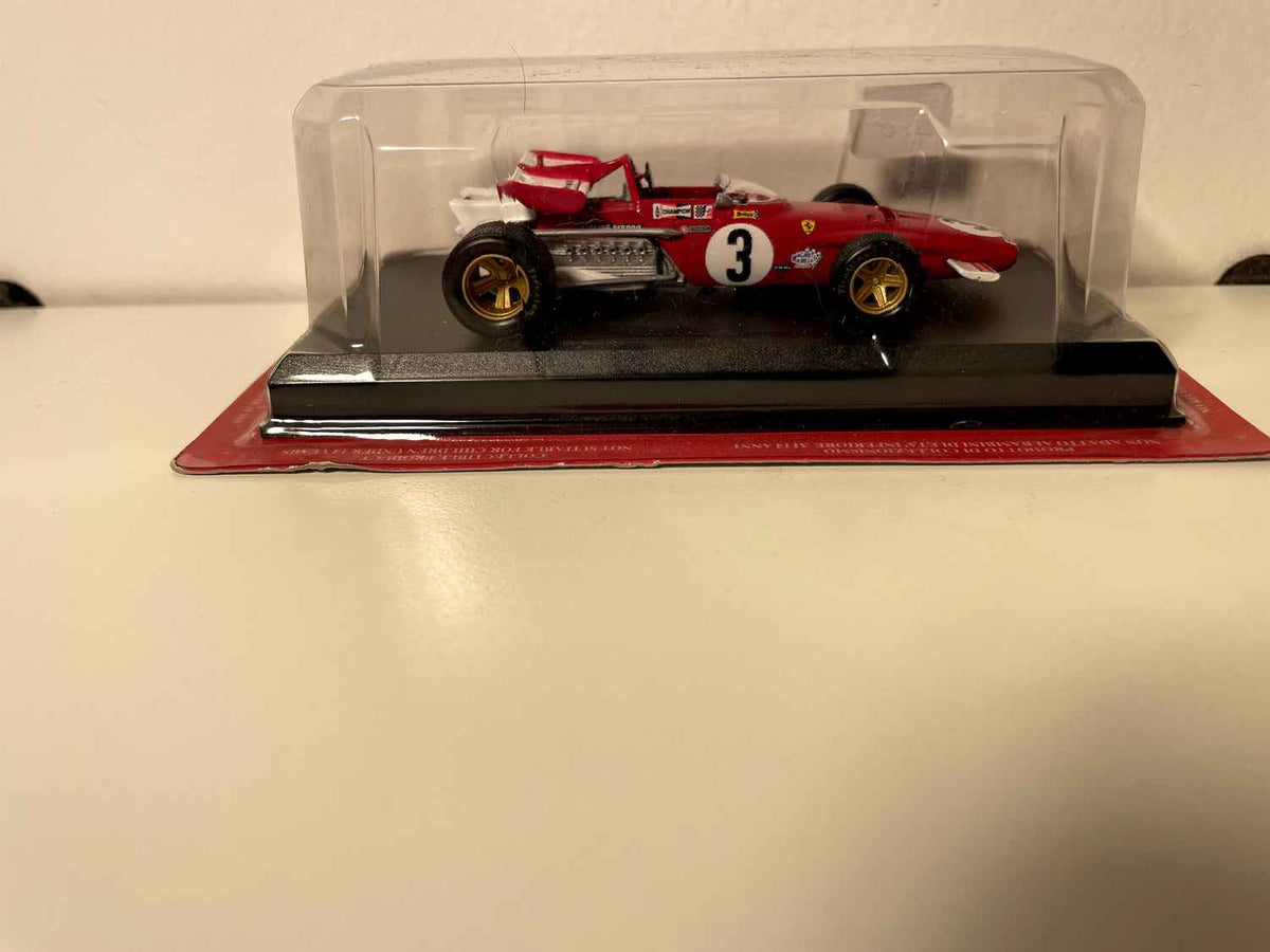 Ferrari 312 B rouge numéro 3 de 1970 - Formule 1 - Jacky Ickx (blister)