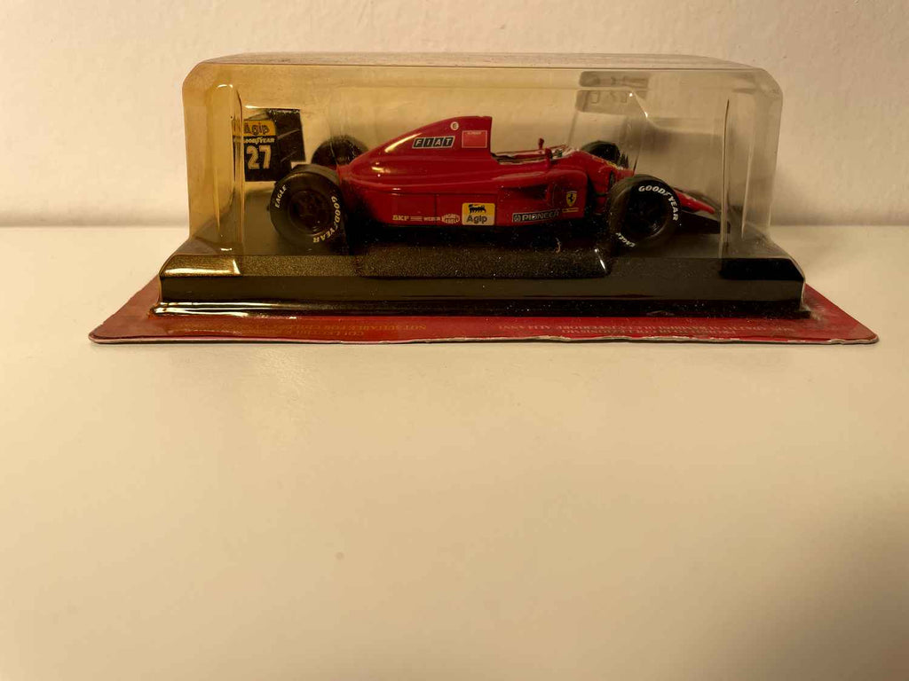 Ferrari F1-91 czerwony numer 27 z 1991 roku - Formuła 1 - Alain Prost