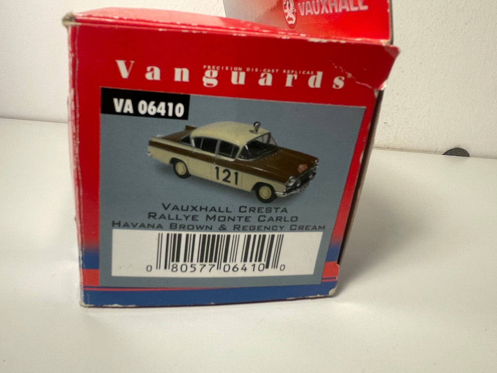 Vauxhall Cresta Braun und Beige Nummer 121 - Rallye Monte-Carlo 1966 - VANGUARDS CORGI