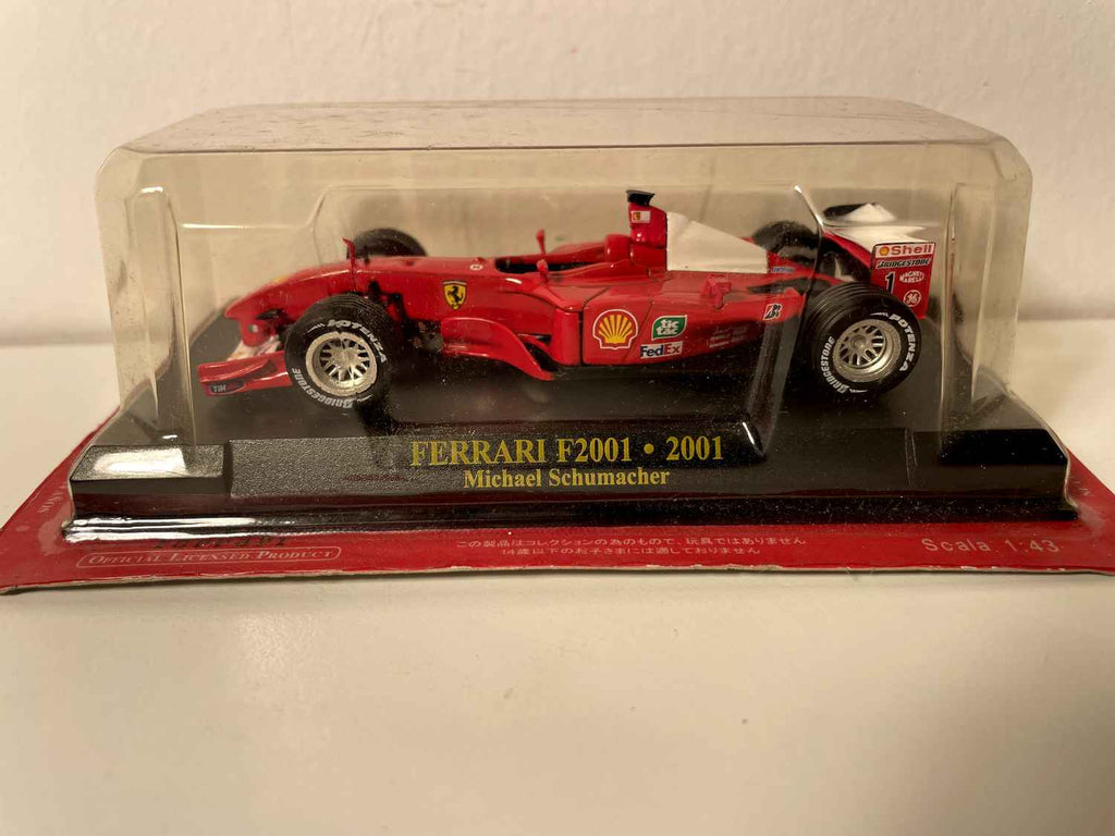 Ferrari F2001 rossa numero 1 del 2001 - Formula 1 (Altaya) - Michael Schumacher