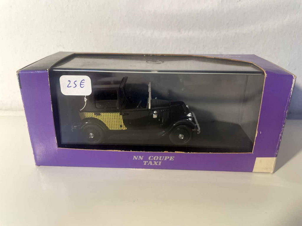 Renault NN Coupé czarny z żółtą szachownicą Taxi (ELIGOR)