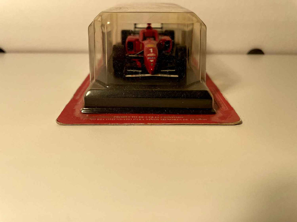 Ferrari F310 vermelho número 1 de 1996 - Fórmula 1 - Michael Schumacher
